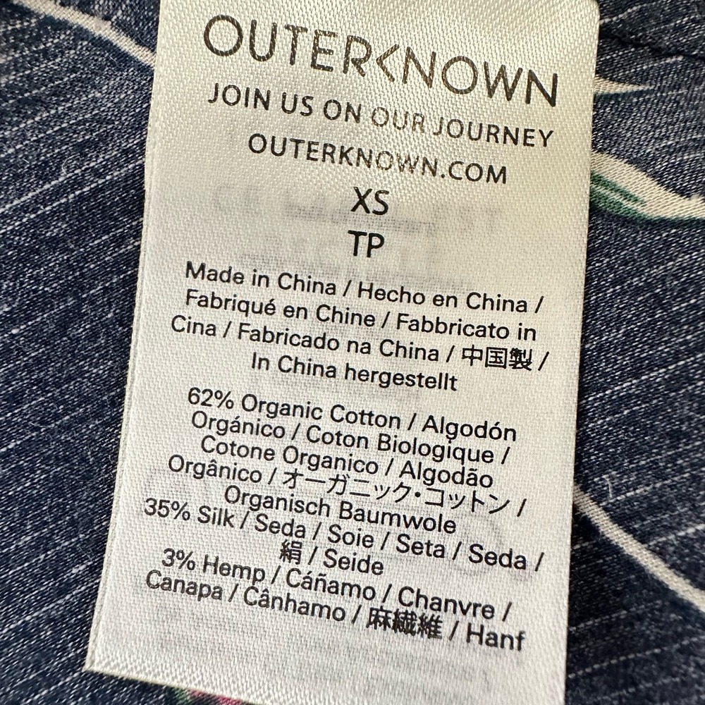 Sundance Catalog Outerknown Oceana Midi Floral Dress Size XS NWT Orig $268 - Picture 8 of 12
